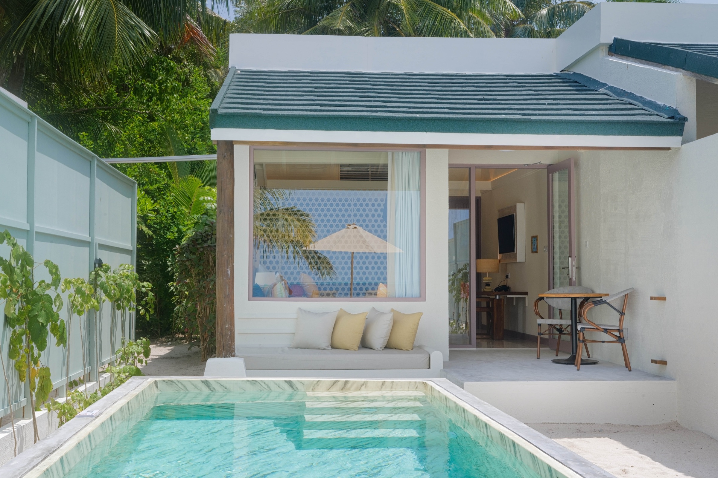 Deluxe Beach Villa with Pool at OBLU NATURE Helengeli by SENTIDO, view 2